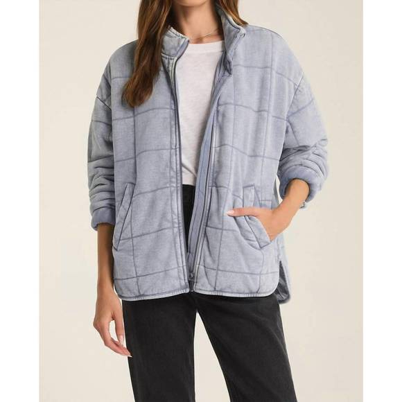 Z Supply | Jackets & Coats | New Z Supply Bonfire Knit Denim Jacket In ...